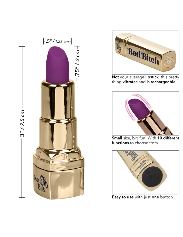 Мини-вибратор для точки G Calexotics Glam, розовый SE-4406-30-3 - California Exotic Novelties - Вибрирующие пули - Купить