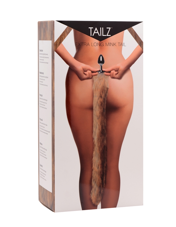 Tailz Extra Long Mink Tail Metal Anal Plug AF423 03151 Lover S Lane