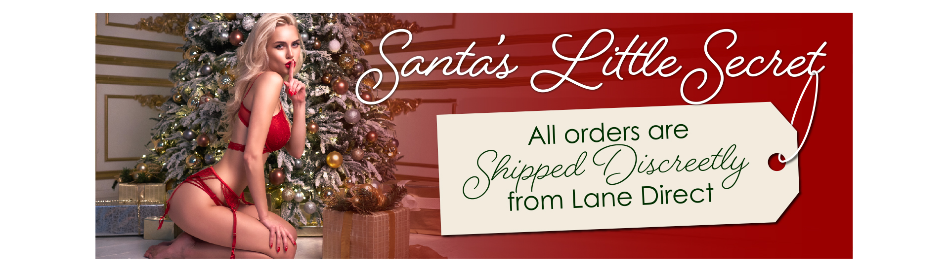 Santa's Little Secret - All orders are shipped discreetly from Lane Direct