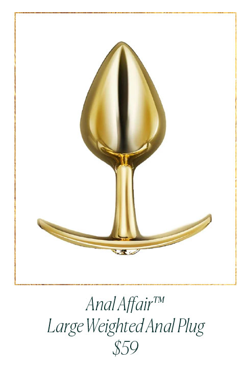 Anal Affair Large Weighted Anal Plug $59