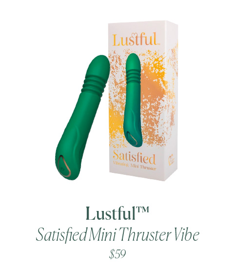 Lustful Satisfied Mini Thruster Vibe - $59