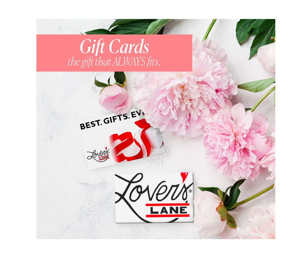 Gift Cards - the gift that ALWAYS fits. - Shop Gift Cards