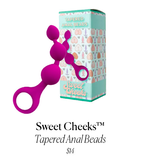 Sweet Cheeks Tapered Anal Beads - $14