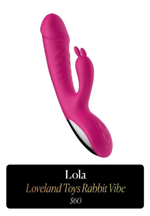 Loveland Toys Lola Rabbit Vibe - $60