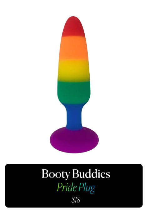 Booty Buddies Pride Plug - $18