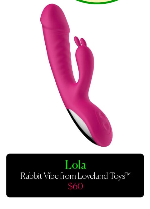 Lola Rabbit Vibe from Loveland Toys $60