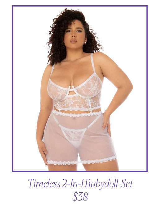 Timeless 2-In-1 Babydoll Set $38