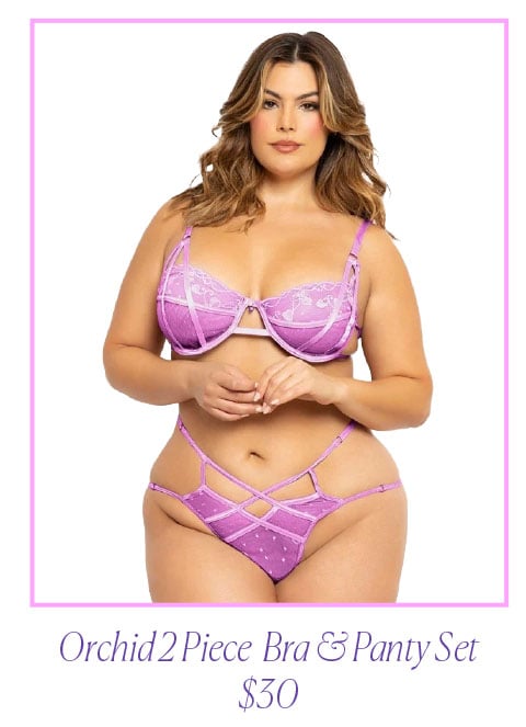 Orchid 2 Piece Bra & Panty Set $30