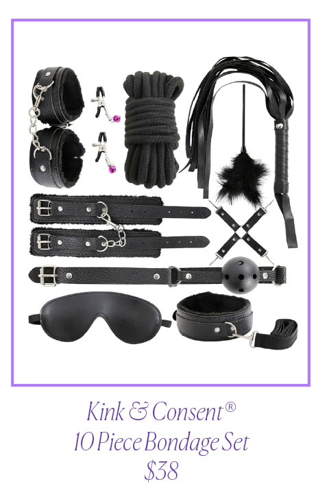 Kink & Consent  10 Piece Bondage Set $38