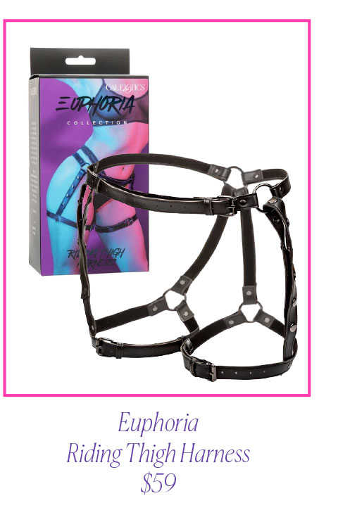 Euphoria  Riding Thigh Harness $59