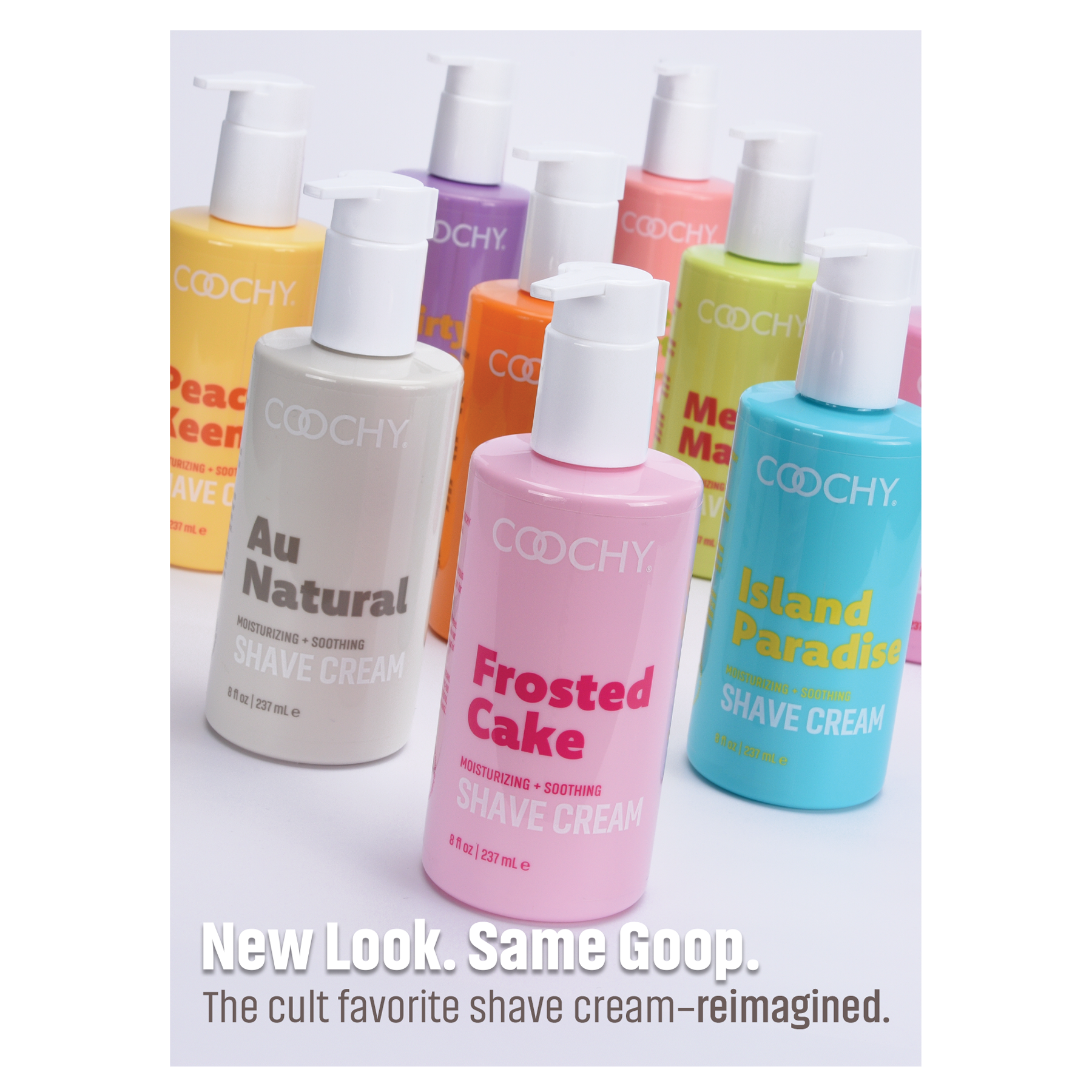 COOCHY SHAVE CREAM - AU NATURAL 8 OZ ALT2 view Color: NC
