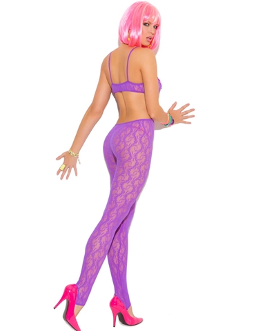 Neon Lace Bodystocking ALT1 view 
