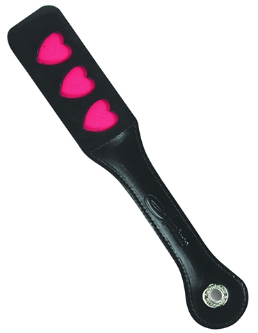 Hearts Leather Paddle default view Color: NC