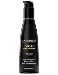Front view of AQUA SENSITIVE LUBRICANT 4OZ