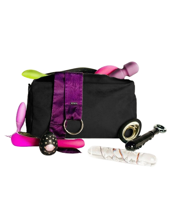 Liberator Tallulah Locking Toy Bag In Black ALT1 view Color: BK