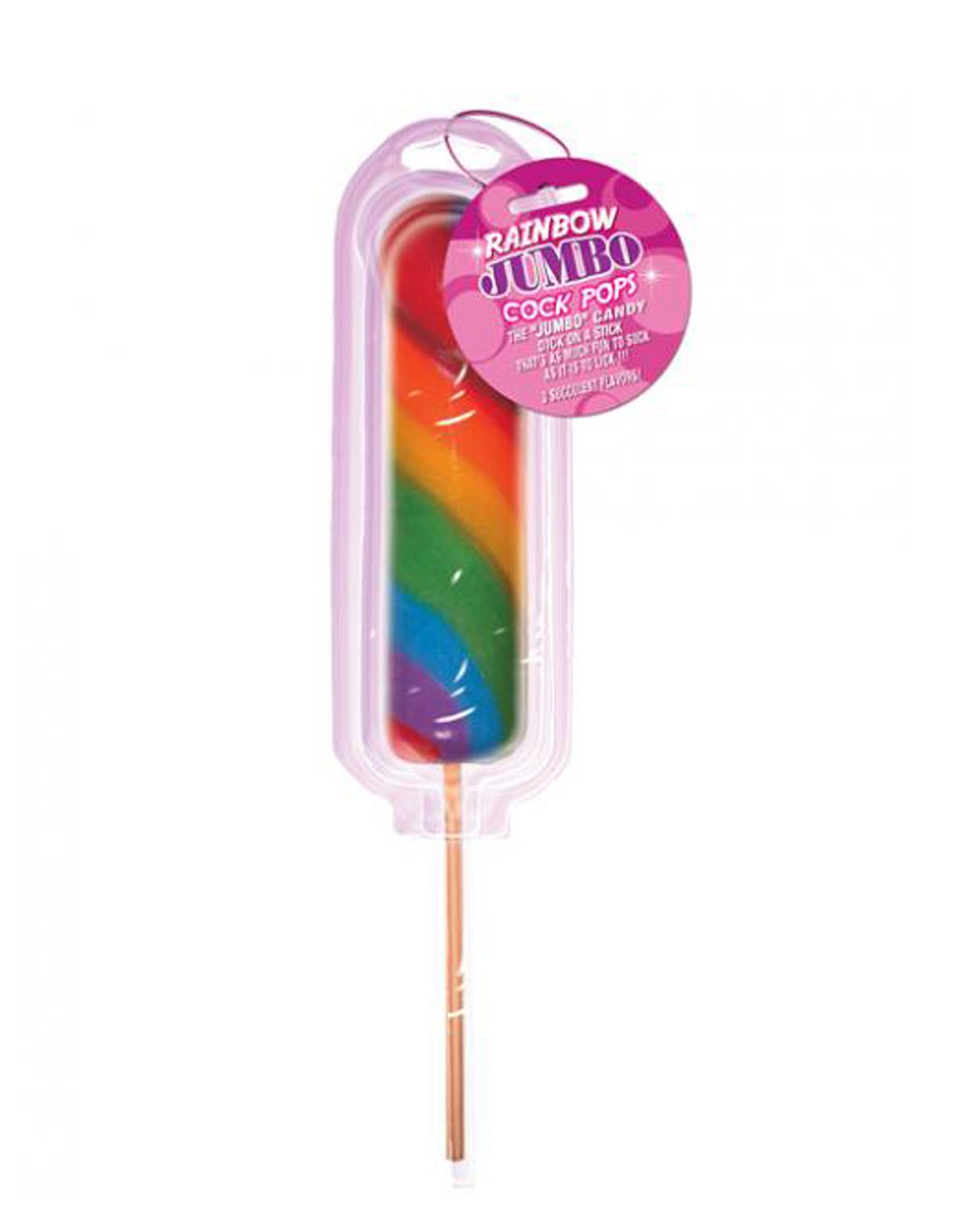 alternate image for Jumbo Rainbow Cock Pop