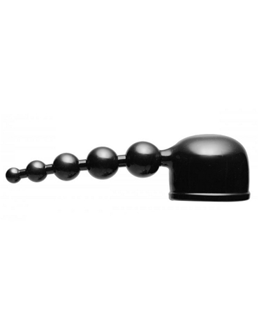 Bubbling Bliss Anal Bead Wand Attachment default view Color: BK