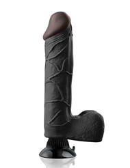 Alternate front view of REAL FEEL DELUXE 11 INCH VIBRATOR - DARK