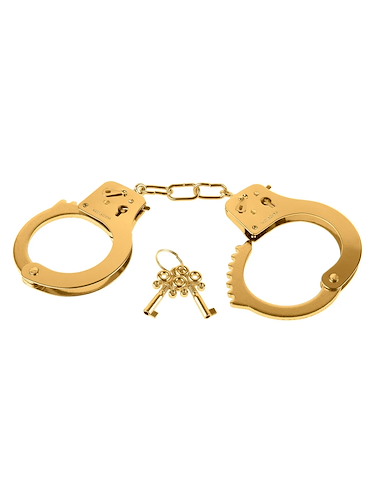 FETISH FANTASY GOLD METAL CUFFS - PD3987-27-03076