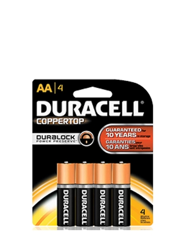 4 Pack Aa Duracell On Cards default view Color: NC