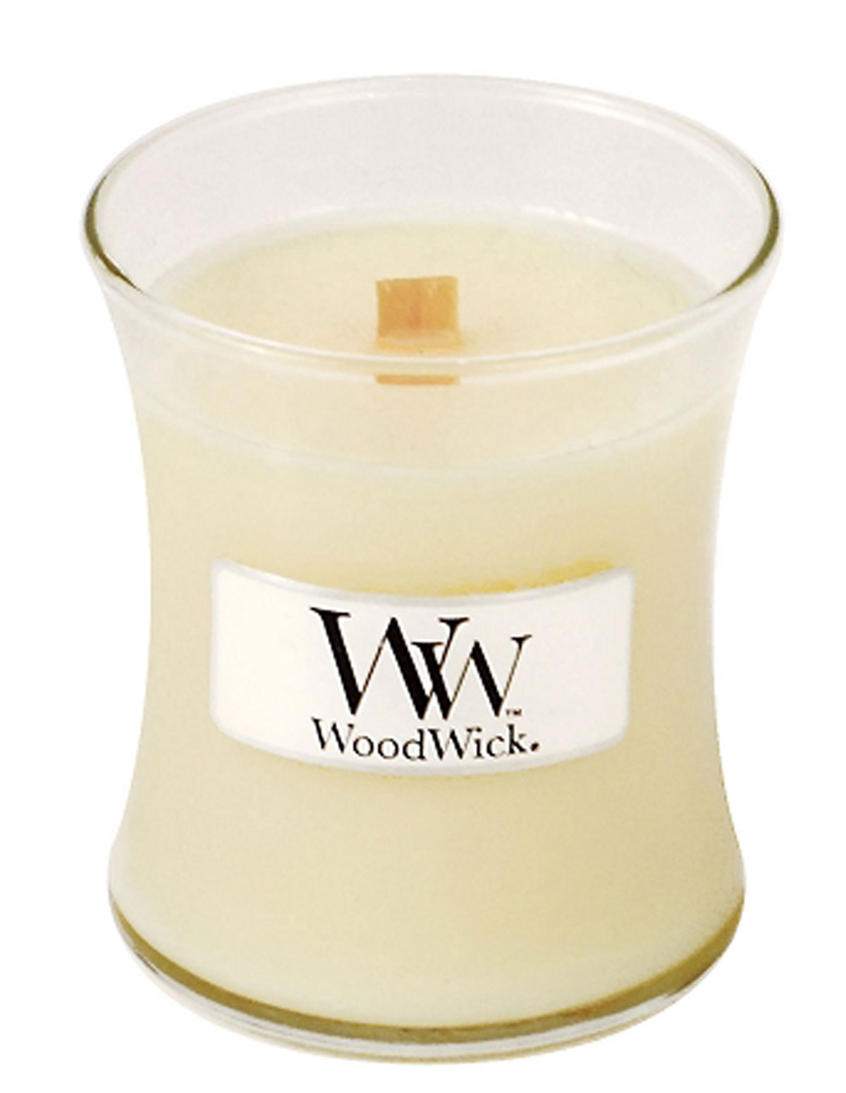 alternate image for Vanilla Bean Mini Woodwick Candle