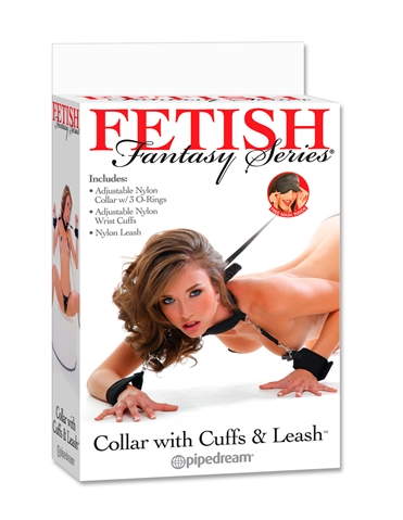Fetish Fantasy Collar With Cuffs & Leash ALT2 view 