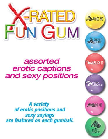 X-Rated Fun Gum default view Color: AS