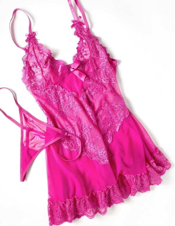 VALENTINE BABYDOLL ALT4 view Color: HP
