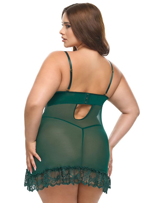 VALENTINE PLUS BABYDOLL ALT1 view Color: DGR