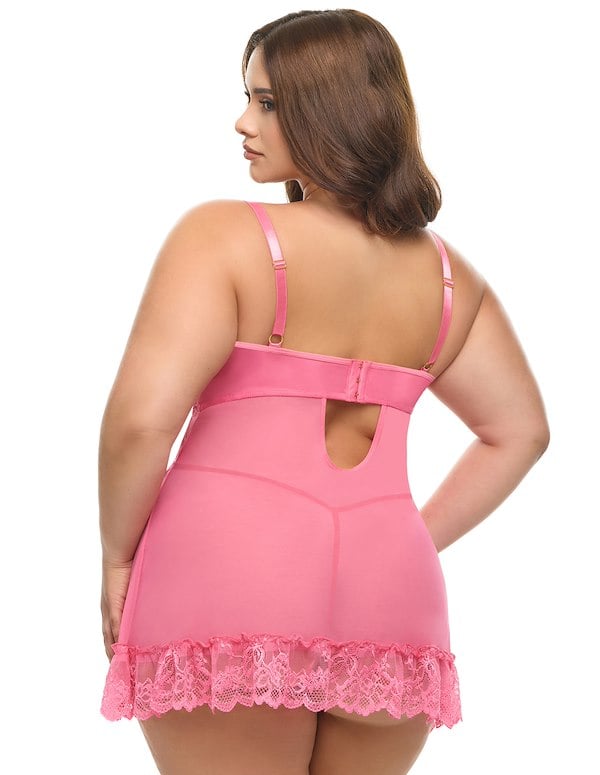 VALENTINE PLUS BABYDOLL ALT1 view Color: HPL