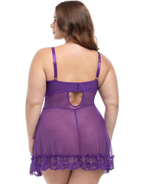 VALENTINE PLUS BABYDOLL ALT1 view Color: PR