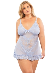 Additional  view of product VALENTINE BABYDOLL - PLUS with color code BRNB