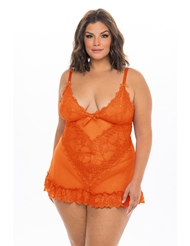 Additional  view of product VALENTINE BABYDOLL - PLUS with color code OR