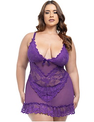Additional  view of product VALENTINE PLUS BABYDOLL with color code PR