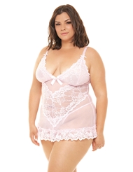Additional  view of product VALENTINE BABYDOLL - PLUS with color code PTL