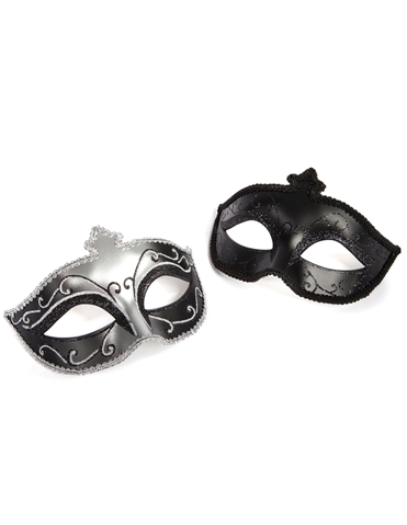 Masks On - Masquerade Mask Twin Pack default view Color: BKS