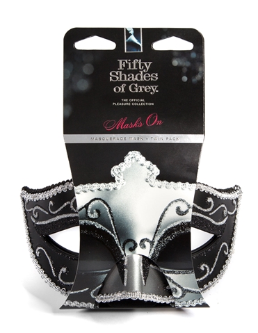 Masks On - Masquerade Mask Twin Pack ALT view 