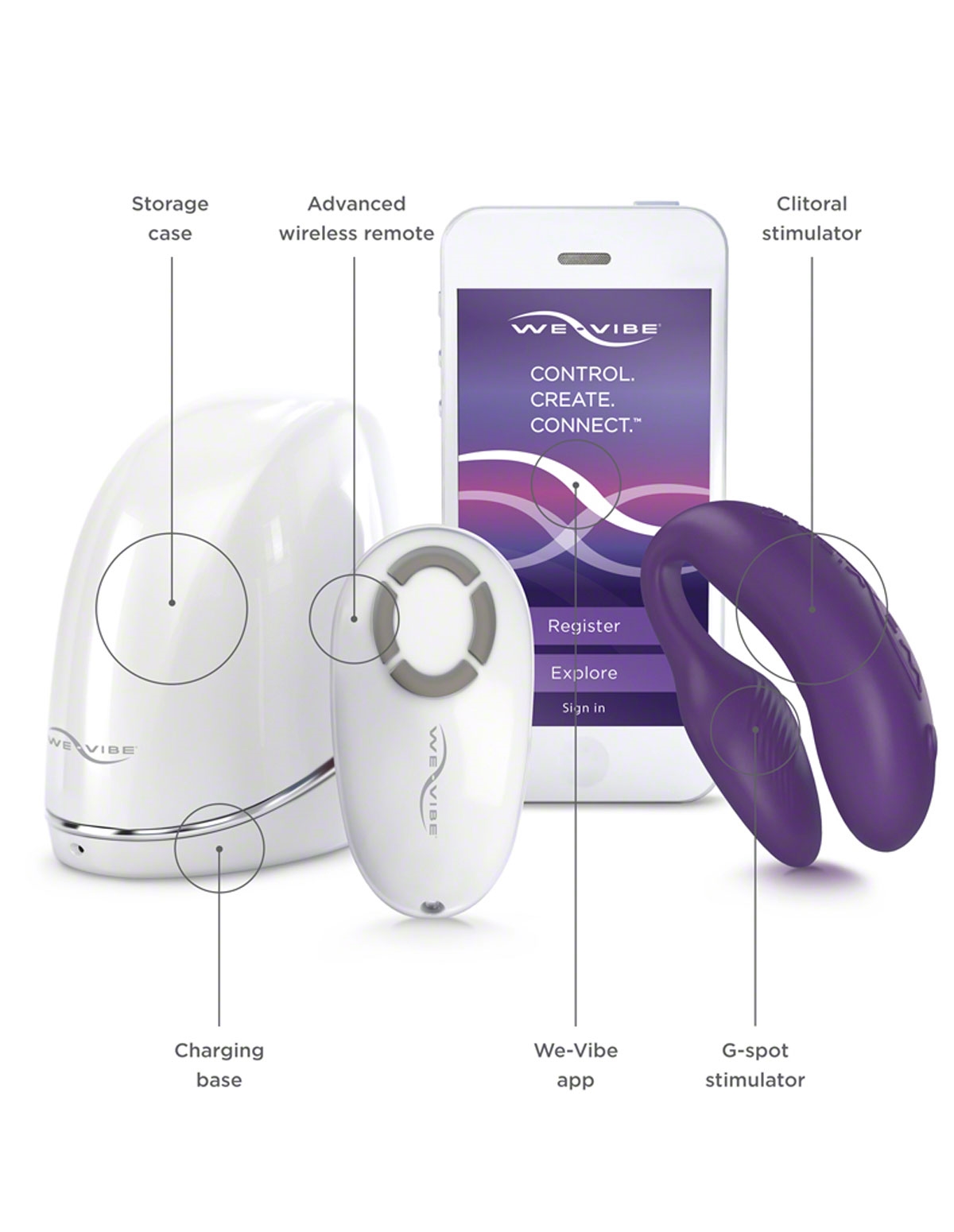 alternate image for We Vibe 4 Plus Couples Toy