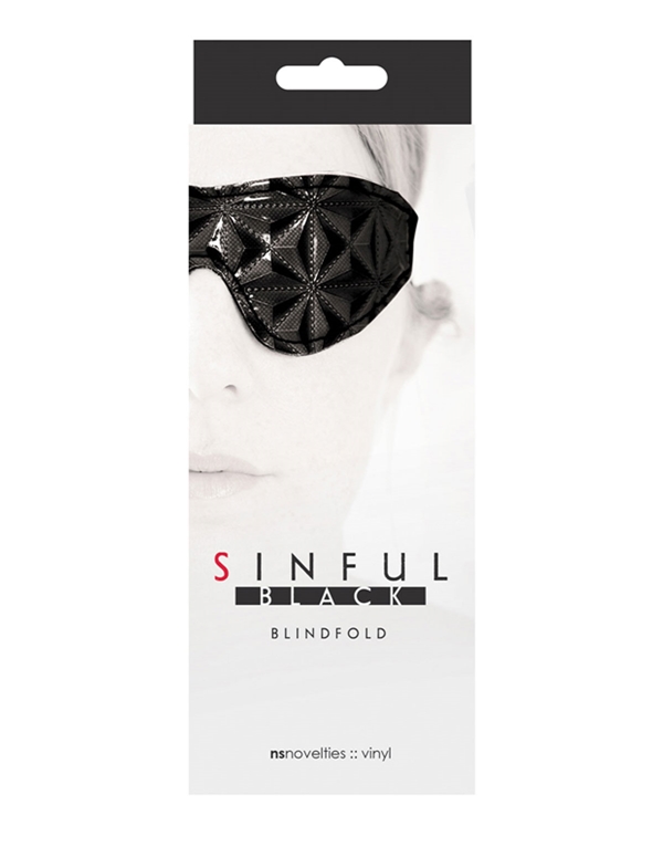 Sinful Blindfold ALT1 view Color: BK