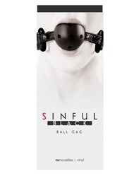 Additional ALT view of product SINFUL BREATHABLE BALL GAG with color code 