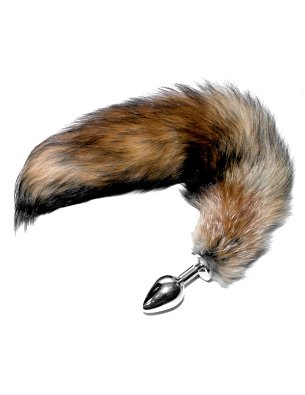 Stainless Steel Fox Tail Plug default view Color: NC