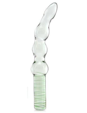 Crystal Pleasure Glass Wand With Handle default view Color: CL