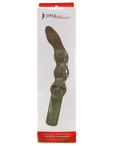 Crystal Pleasure Glass Wand With Handle ALT5 view 