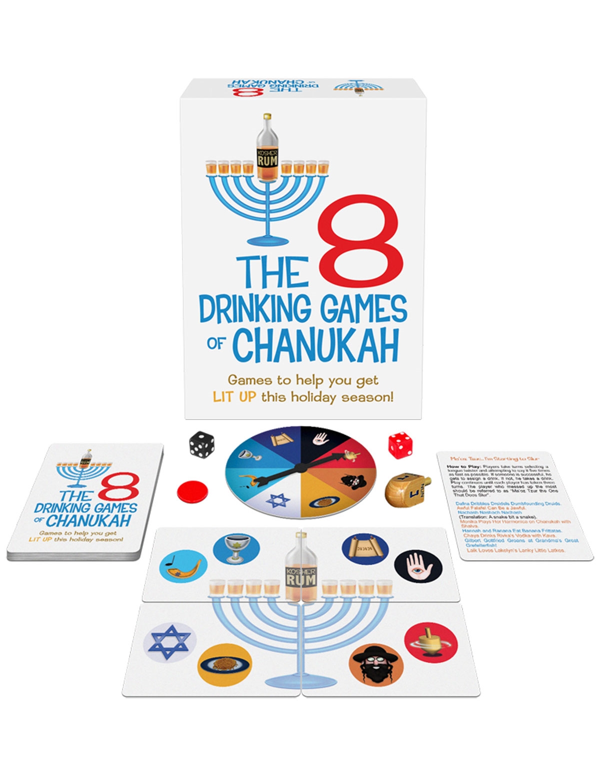 alternate image for The 8 Drinking Games Of Chanukah