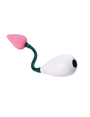 Silicone Bendable Rose Vibrator Pink ALT1 view 