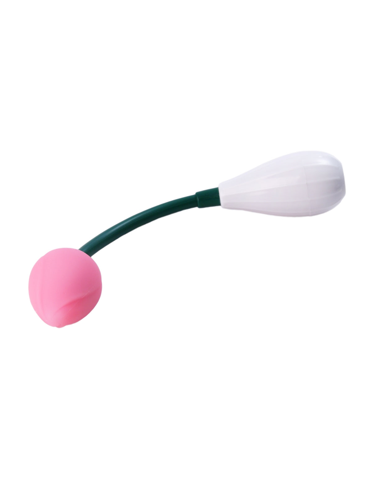 alternate image for Silicone Bendable Rose Vibrator Pink