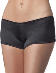 Alternate back view of PLUS SIZE BOOTY SHORT