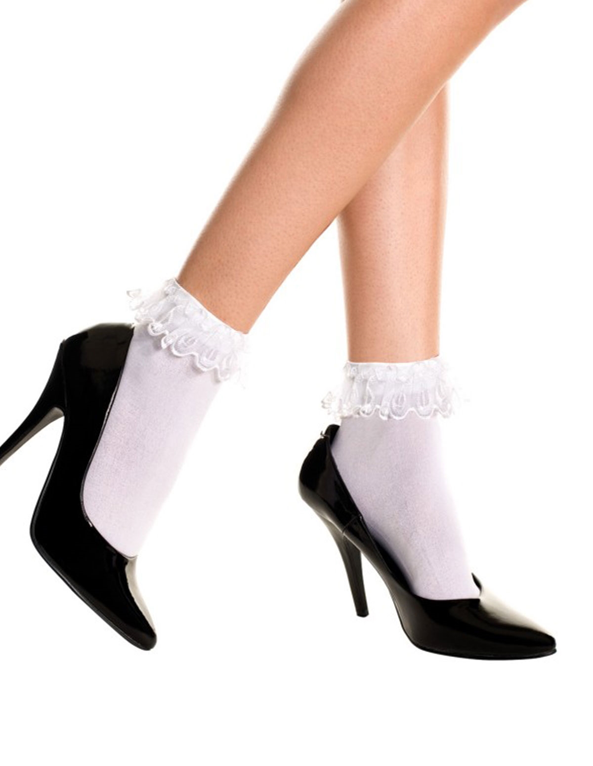 alternate image for Ruffle School Girl Socks