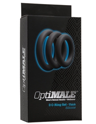 Additional ALT view of product OPTIMALE 3 C-RING SET- THICK SILICONE with color code 