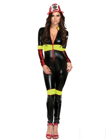 Too Hot To Handle Firewoman Catsuit ALT1 view 